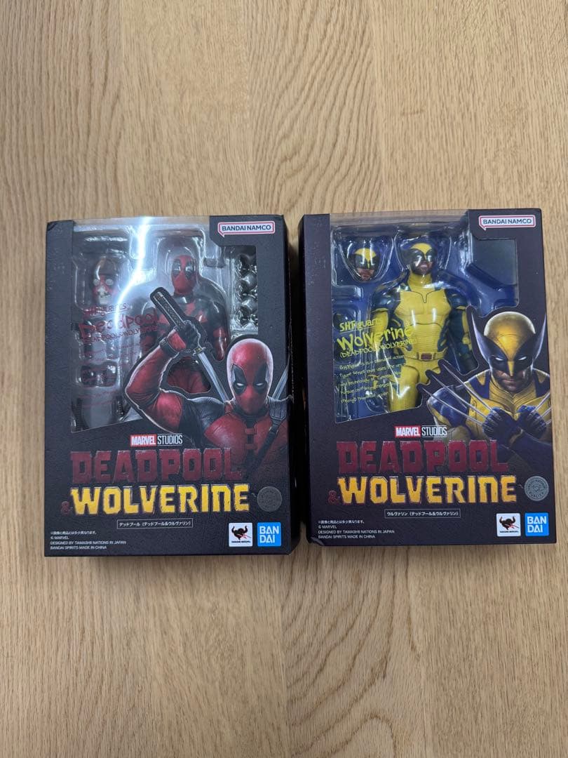 S.H.Figuartsデッドプール ウルヴァリン 2体セット