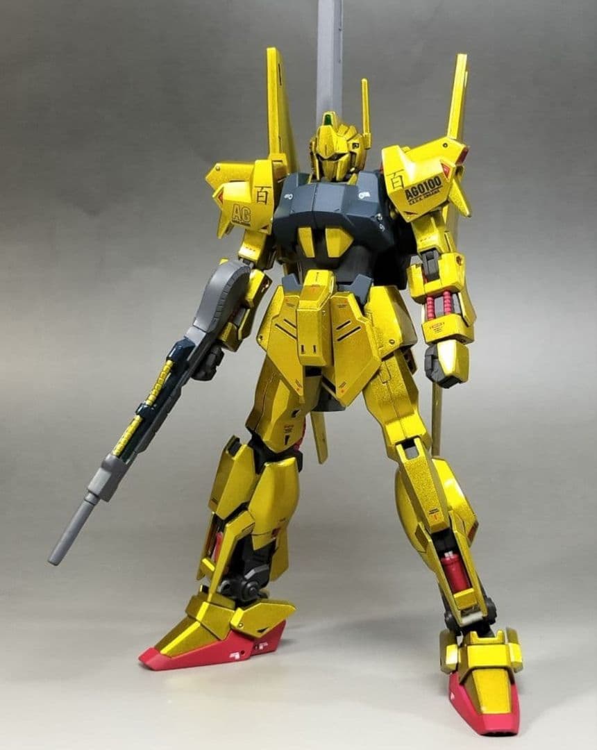 【タイムセール中！】1/144 HGUC 百式リバイブ 改修済 全塗装 完成品