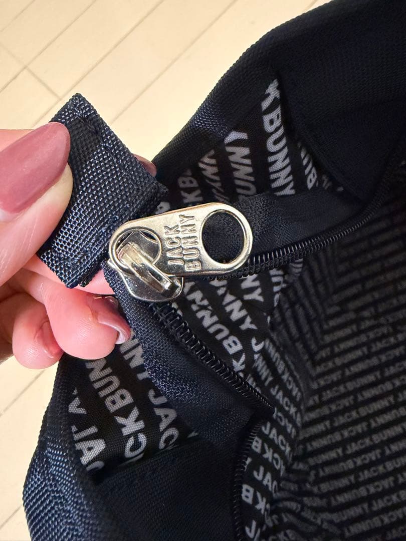 ジャックバーニーロッカーバッグ　ネイビー