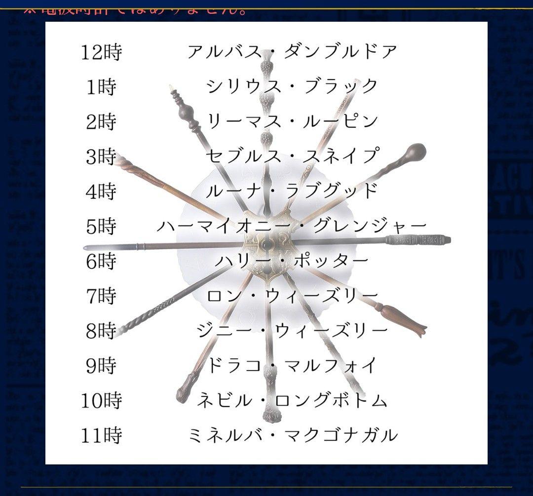 ★★新品ハリー・ポッター ワンド ウォールクロック★★ 魔法の杖コレクション