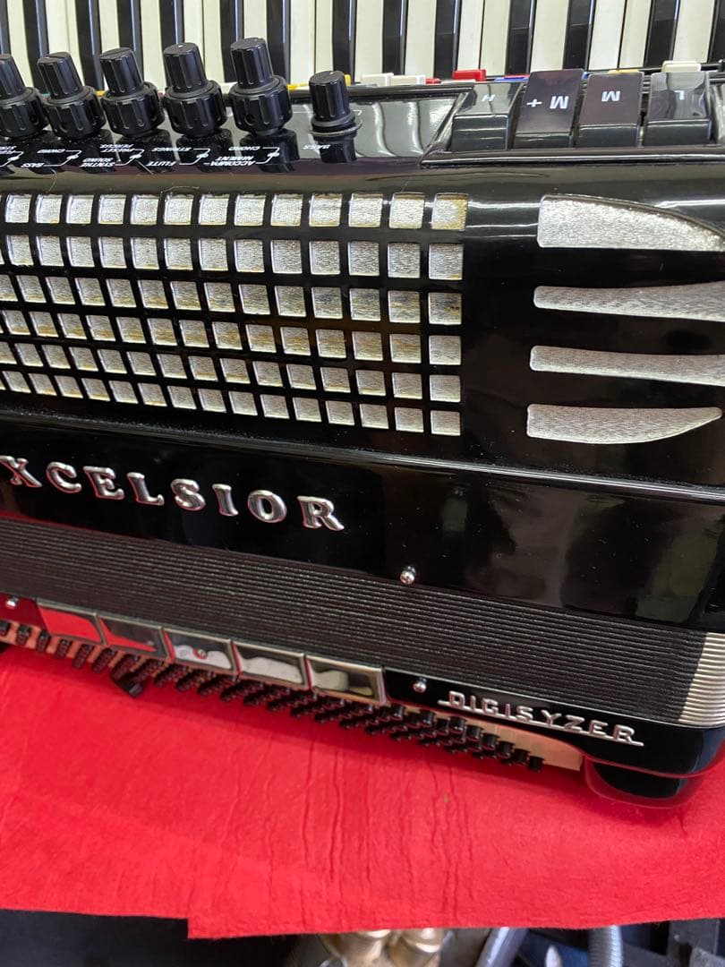 EXCELSIORアコ現役フルSET全国各地ステージ使用中MIDIリズムBOX付