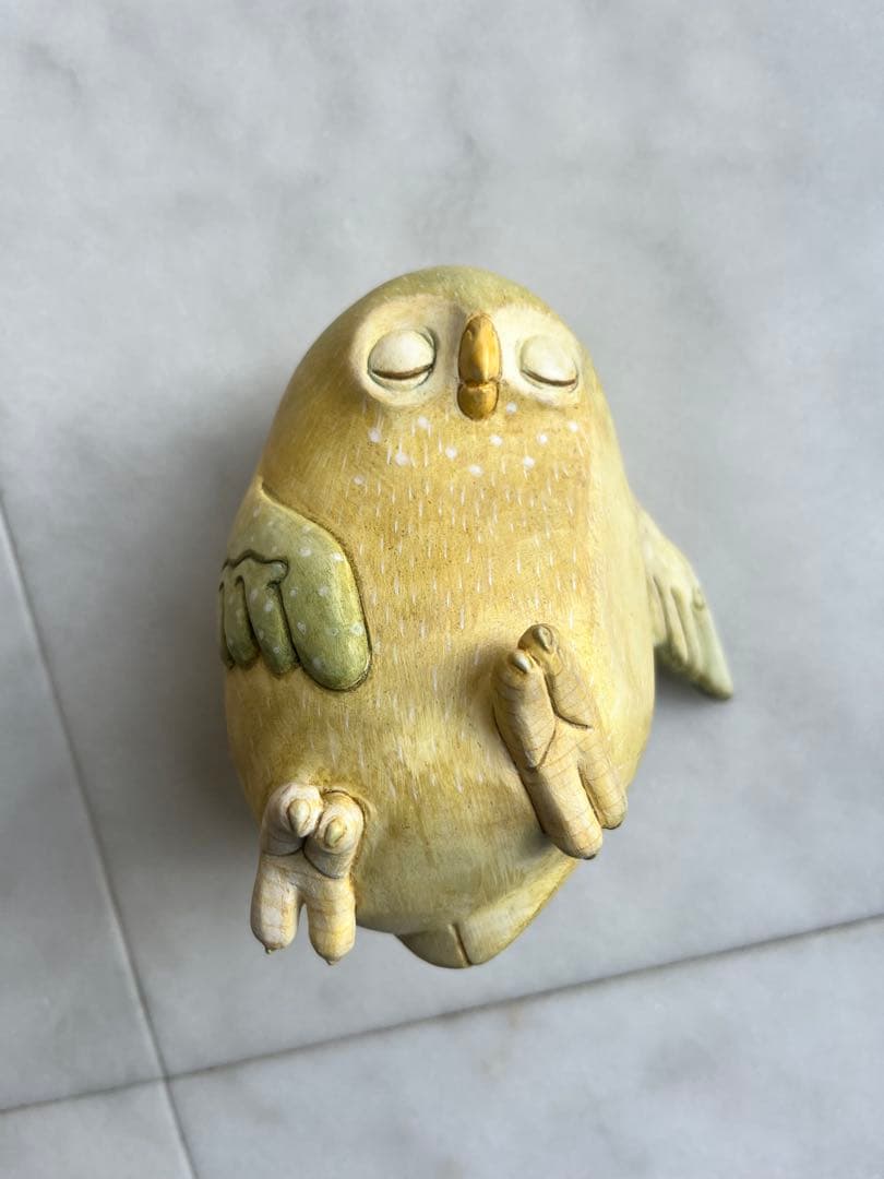 植野のぞみ作　鳥の置物