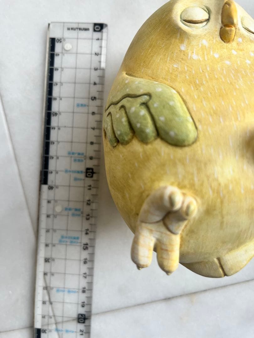 植野のぞみ作　鳥の置物