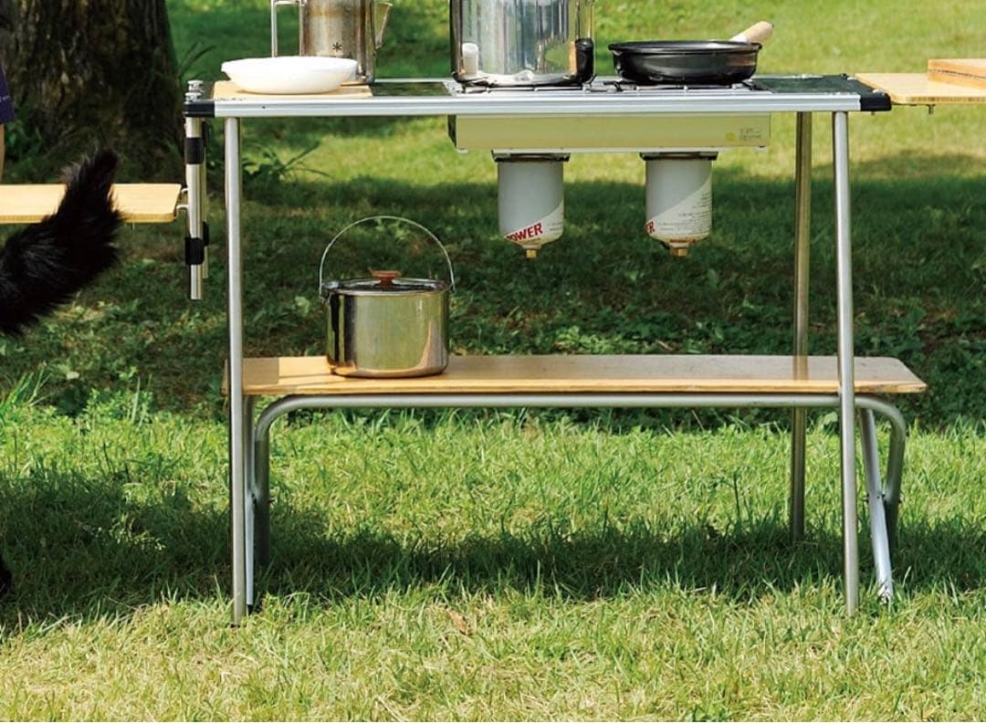 フォールディングシェルフ ロング竹　スノーピーク　peak