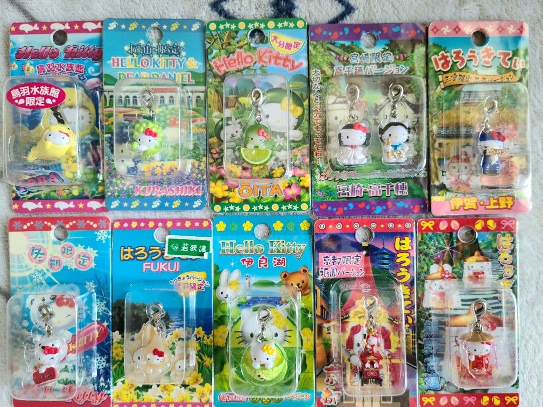 ハローキティ ご当地キティ ストラップ まとめ売り 82点