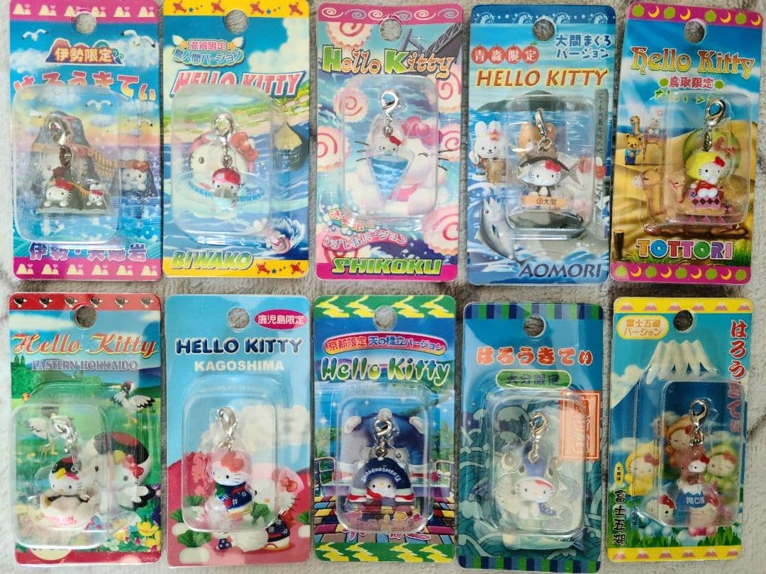 ハローキティ ご当地キティ ストラップ まとめ売り 82点