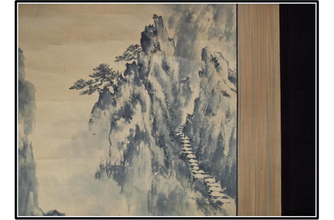 古民家整理品　日本江戸時代肉筆掛け軸そ※激安骨董品 X1029C15-1