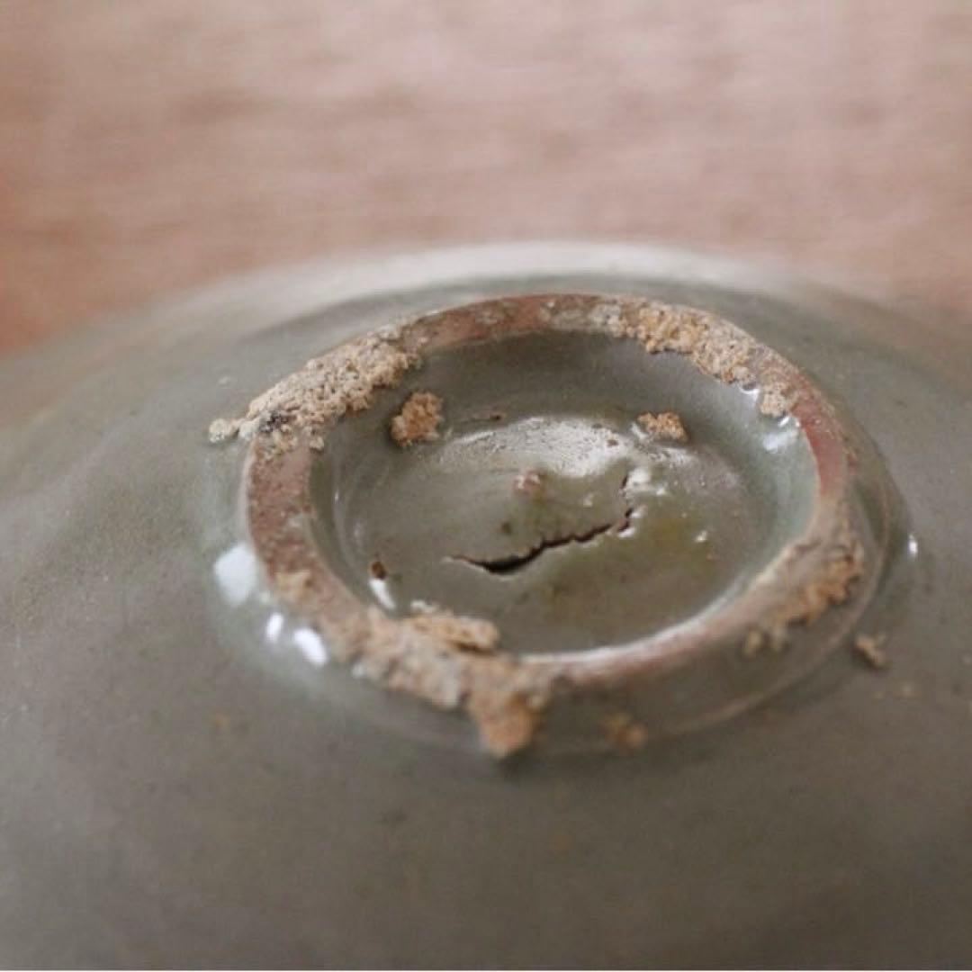 高麗青磁の中皿　骨董　古道具