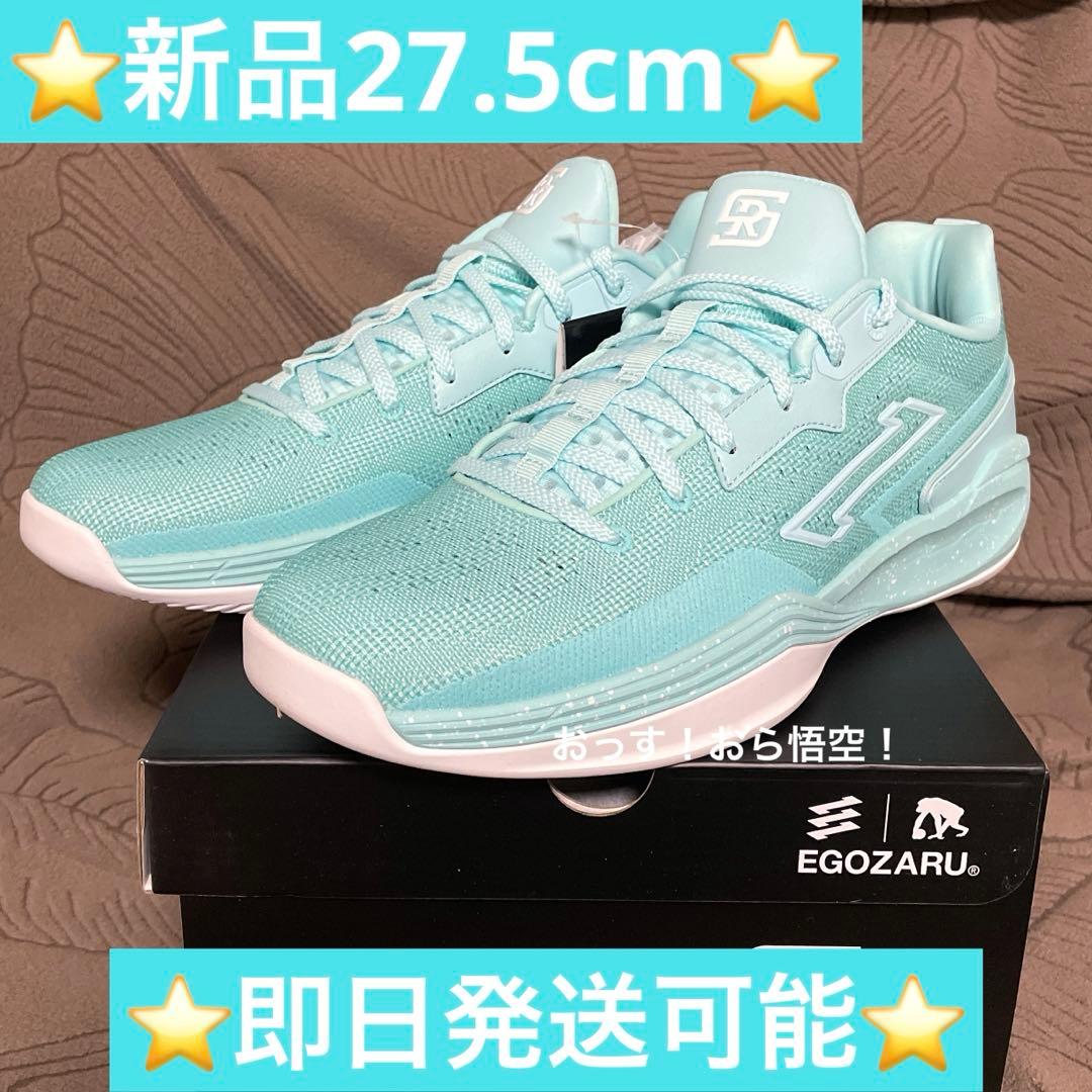 新品 エゴザル RIKU 1 ターコイズ 27.5cm 瀬川琉久 バッシュ