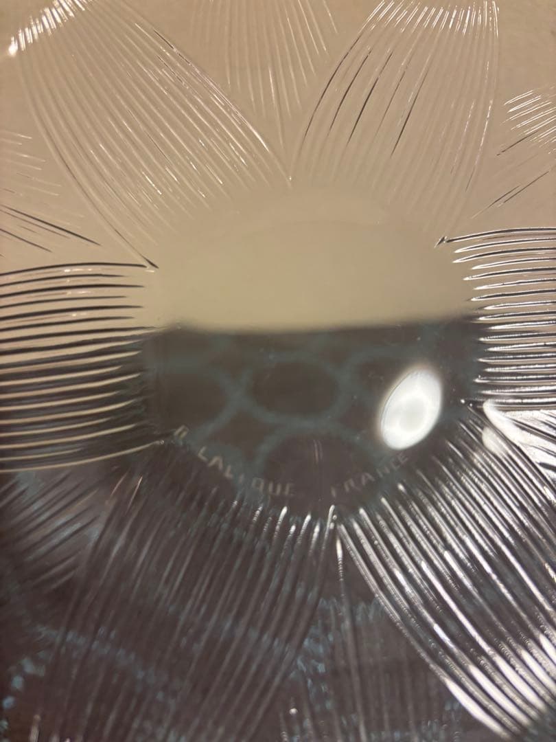 ルネ・ラリック　ロータス LOTUS 皿 , Rene-Lalique 1923