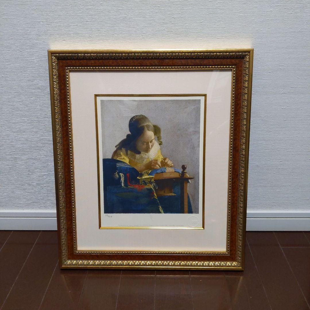 ◆ヨハネス•フェルメール◆「レースを編む女」未使用品