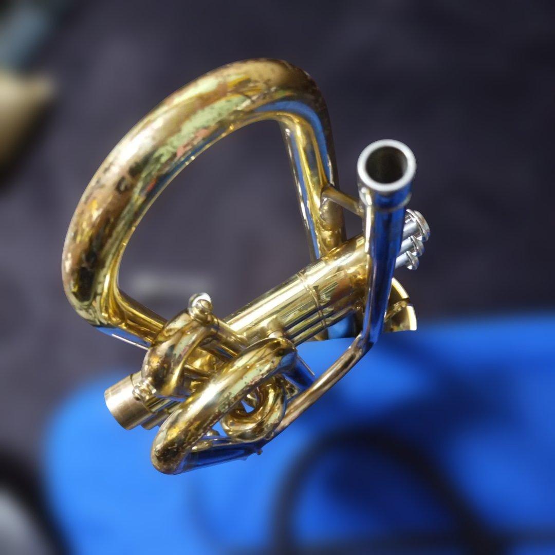 ヤマハ ロングコルネット本体 YCR−2310 社外ケース ボトムキャップ