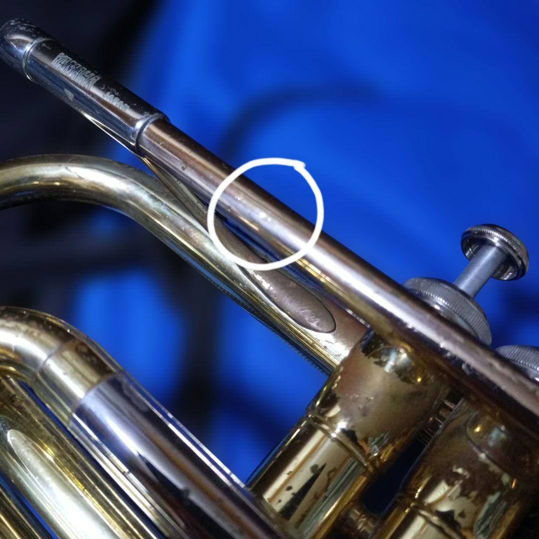 ヤマハ ロングコルネット本体 YCR−2310 社外ケース ボトムキャップ