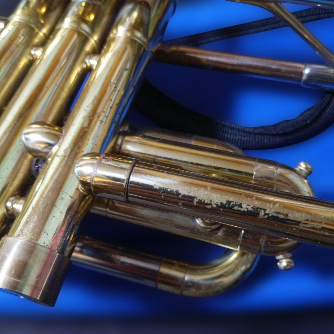 ヤマハ ロングコルネット本体 YCR−2310 社外ケース ボトムキャップ