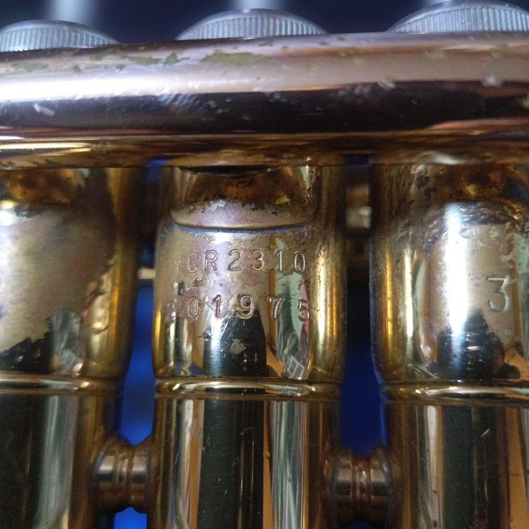 ヤマハ ロングコルネット本体 YCR−2310 社外ケース ボトムキャップ