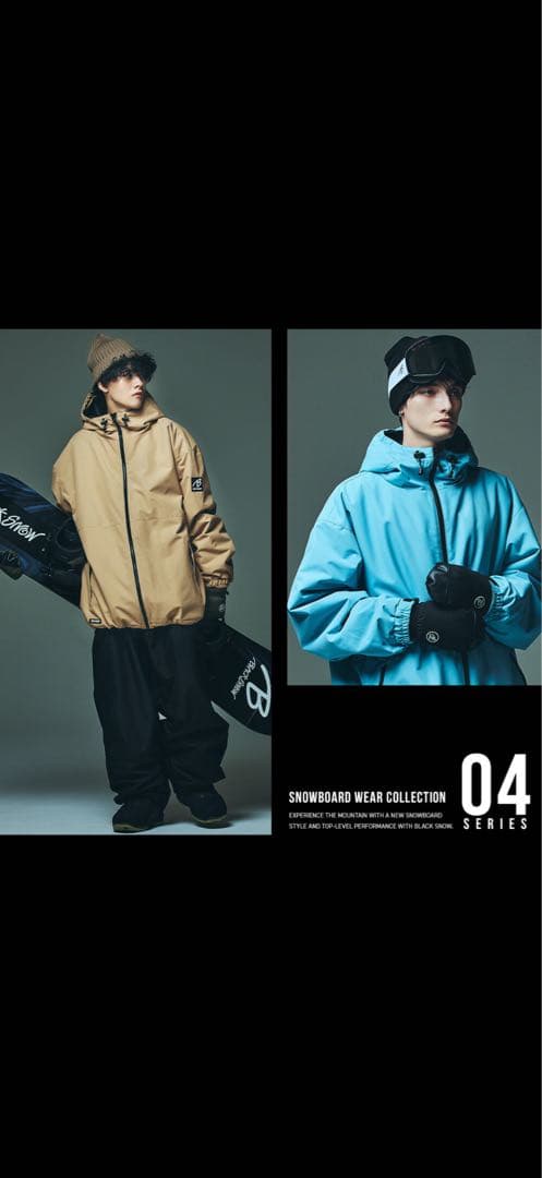 BLACK ブラックスノー　スノーボードウェア パンツサイズS ブラック