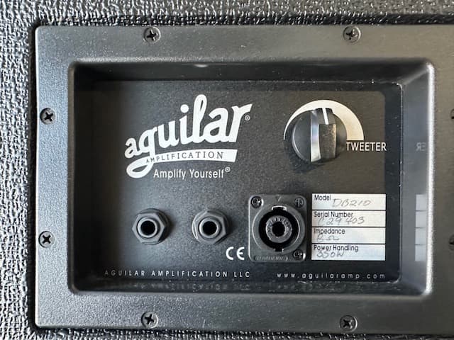 aguilar DB210 8Ω 美品（自作カバー付）