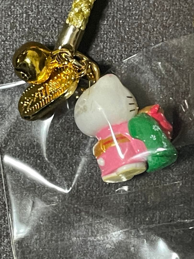 レア！ハローキティ 根付け えんぎもんシリーズ3個セット