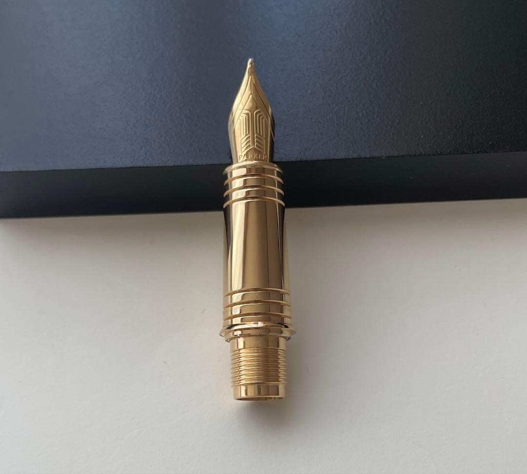 PARKER 万年筆　B 太字　インクカートリッジ(5本)付き