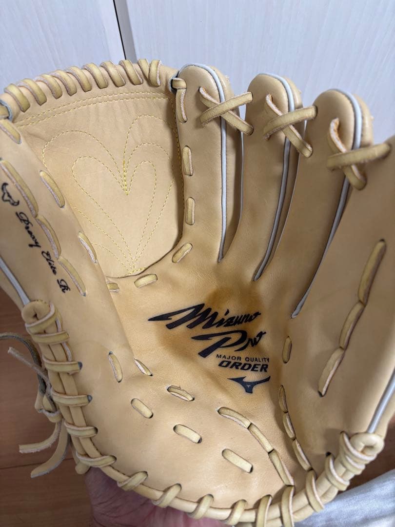 限定品　ミズノプロ ダイバーシティブルー　投手　オーダーグラブ　ミズノ