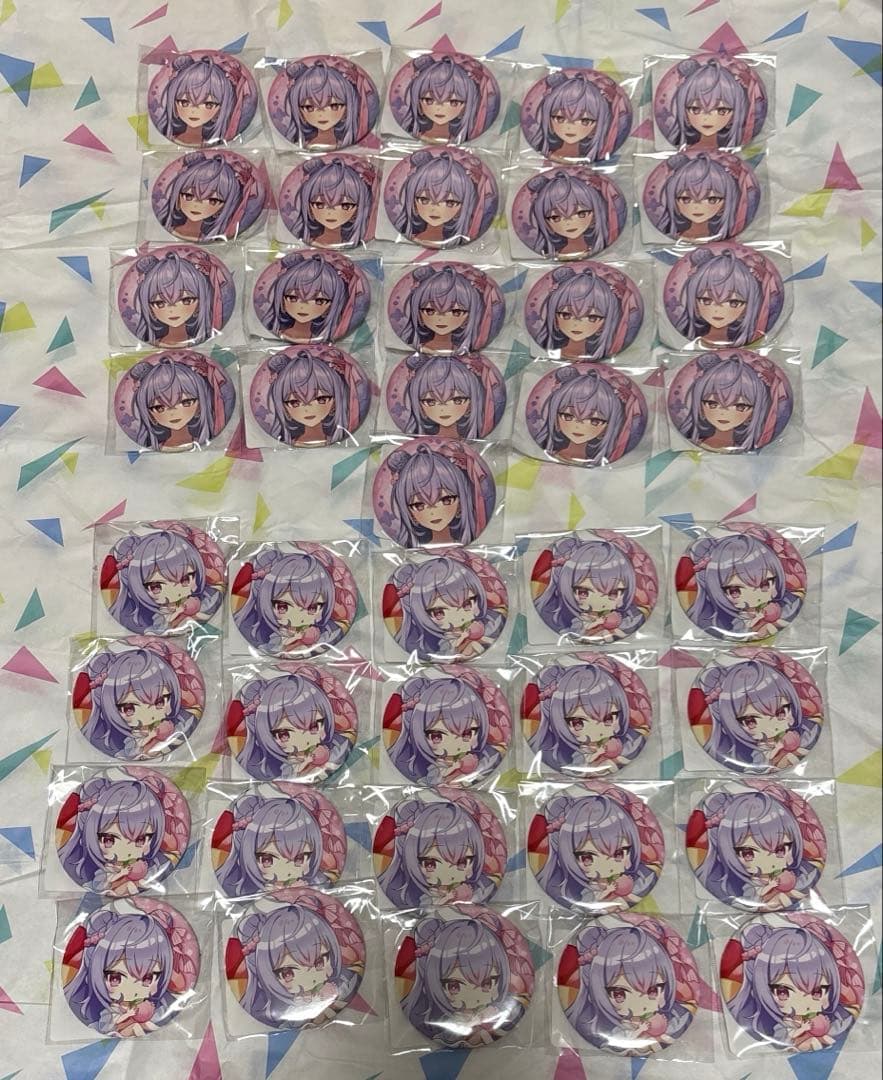 梢桃音　にじさんじ　あやかき　DMMスクラッチ　缶バッジ