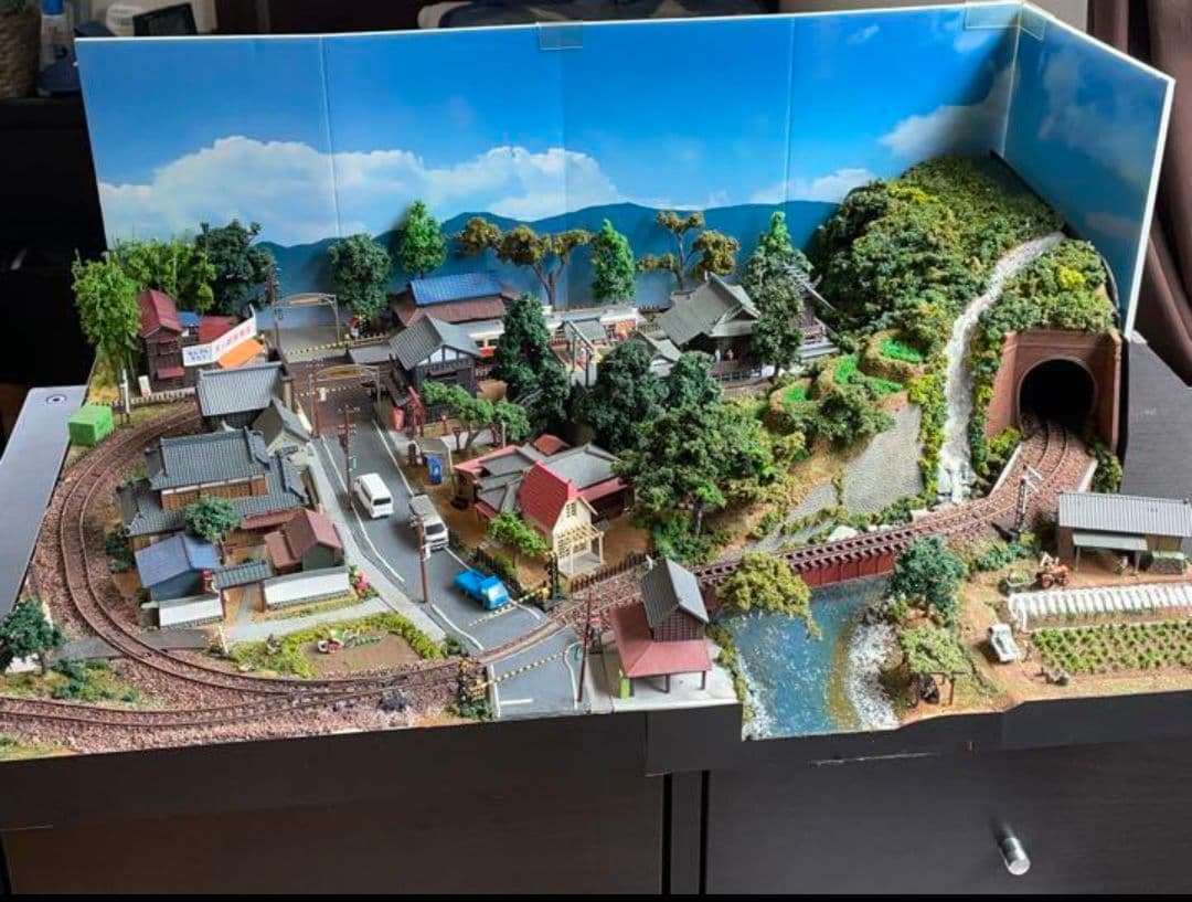 鉄道模型ジオラマ　少年時代　完成品