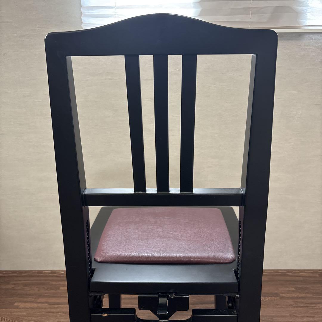 【美品】 YAMAHA トムソン椅子 ピアノ椅子 調整 座面エンジ