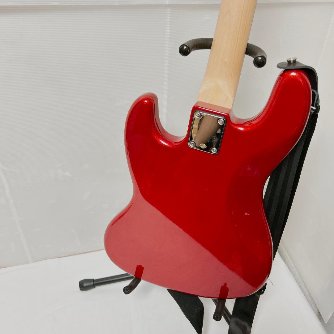 美品 Bacchus バッカス JAZZ BASS ジャズベース 赤 レッド