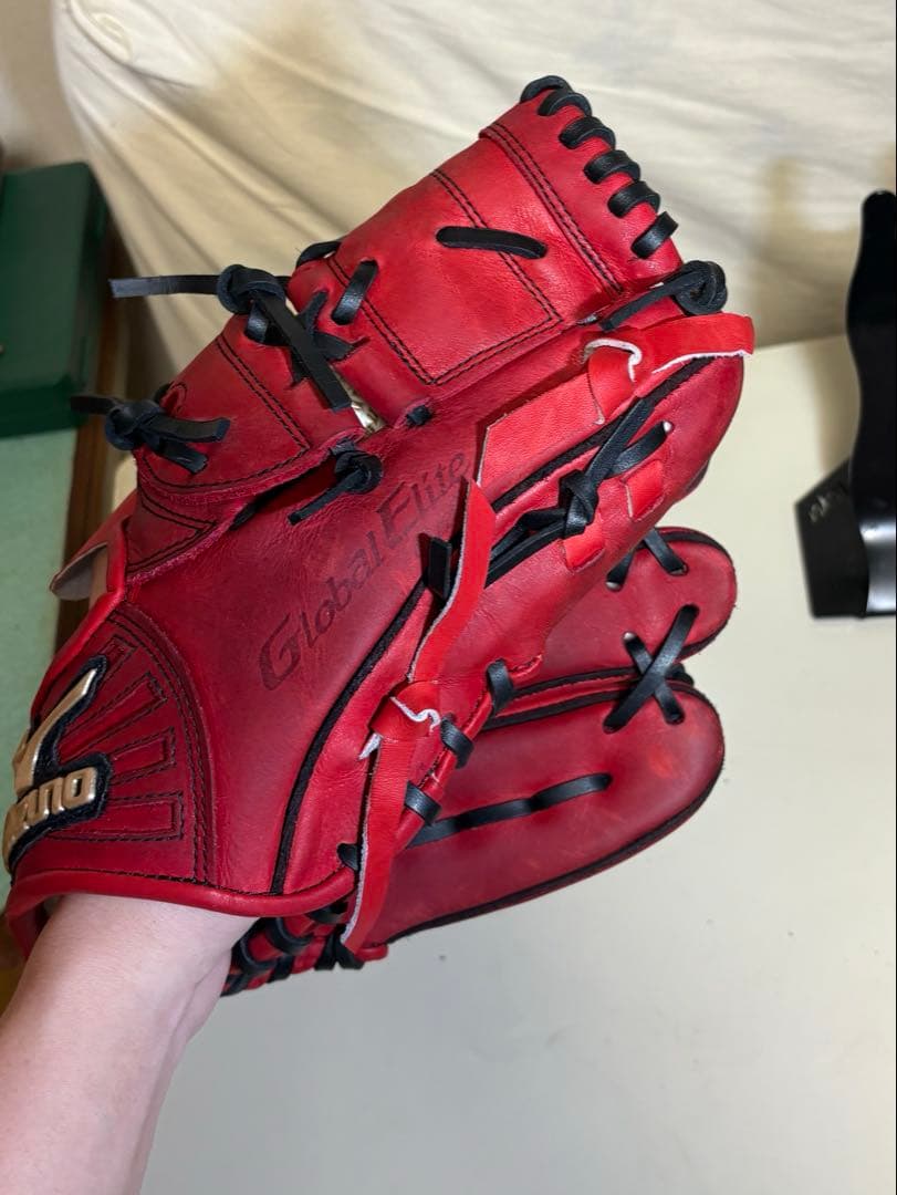 ミズノ　グローバルエリート軟式用オーダー　リペア品