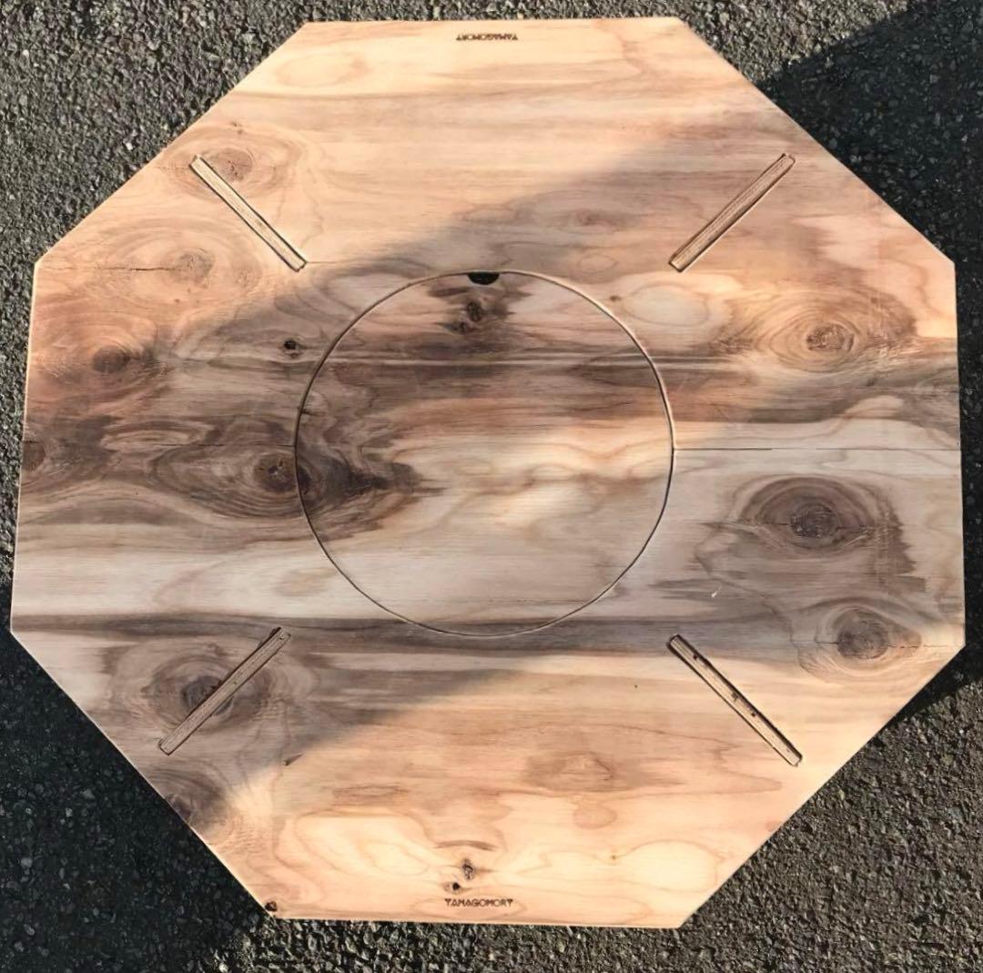 YAMAGOMORY 八卓　七輪テーブル　折り畳み　キャンプ