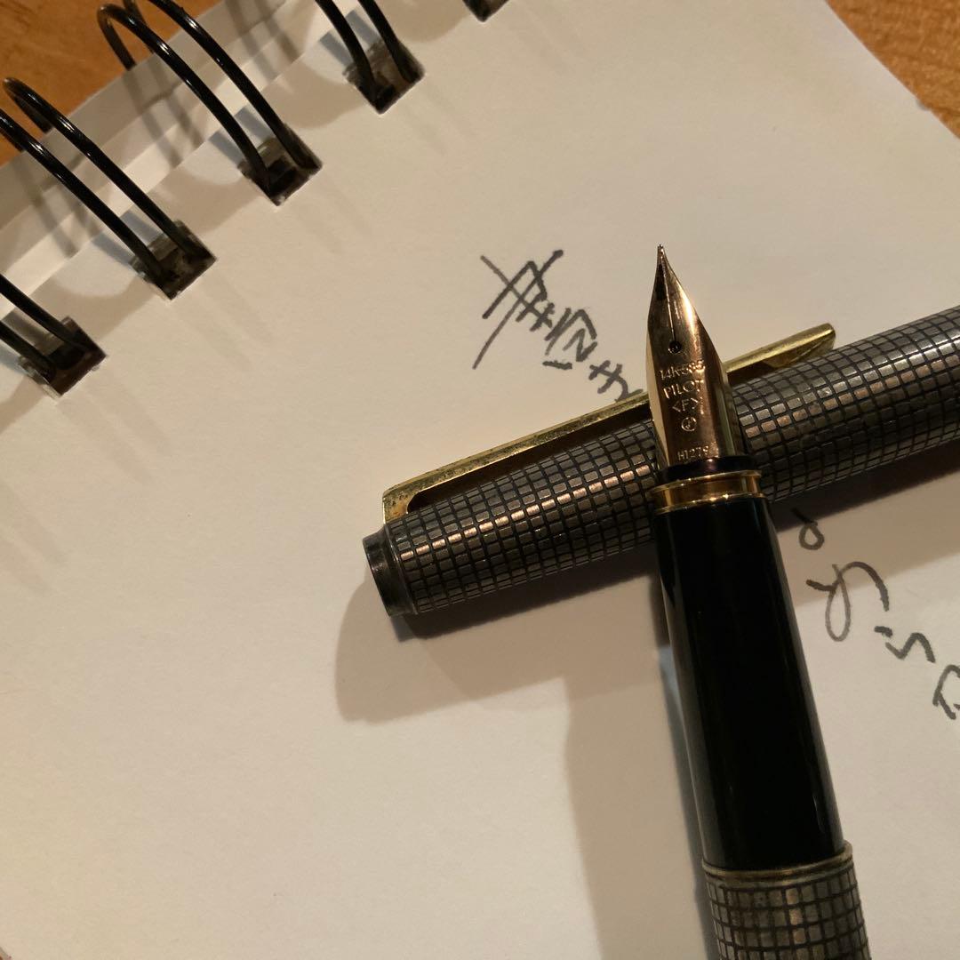 パイロット万年筆　スターリングシルバー