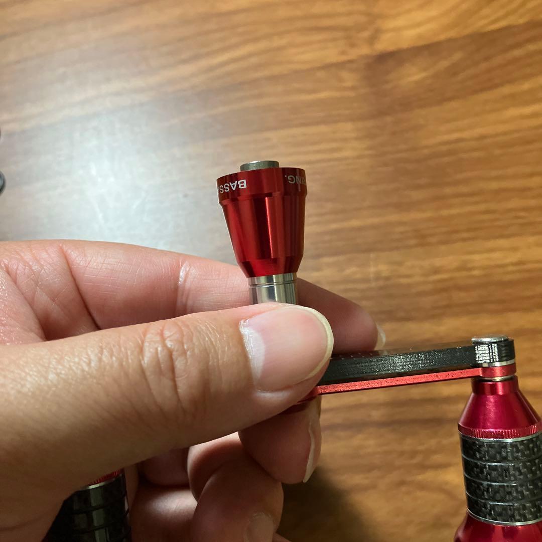 廃盤レア　美品　バサート　ダブルハンドル　ダイワ用　リールキャップ