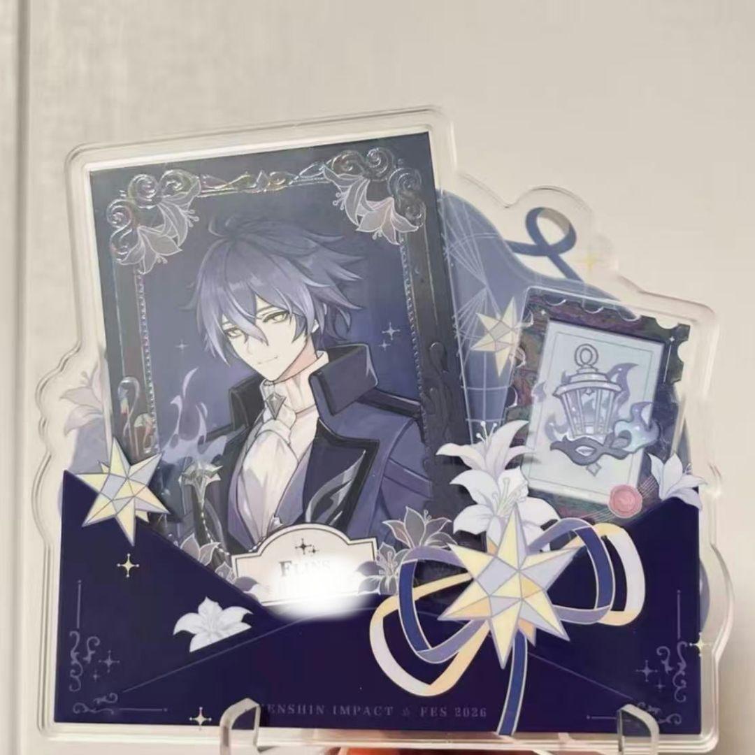原神　2026 FES　フェス会場限定　特典 アクリルプレート カード　フリンズ