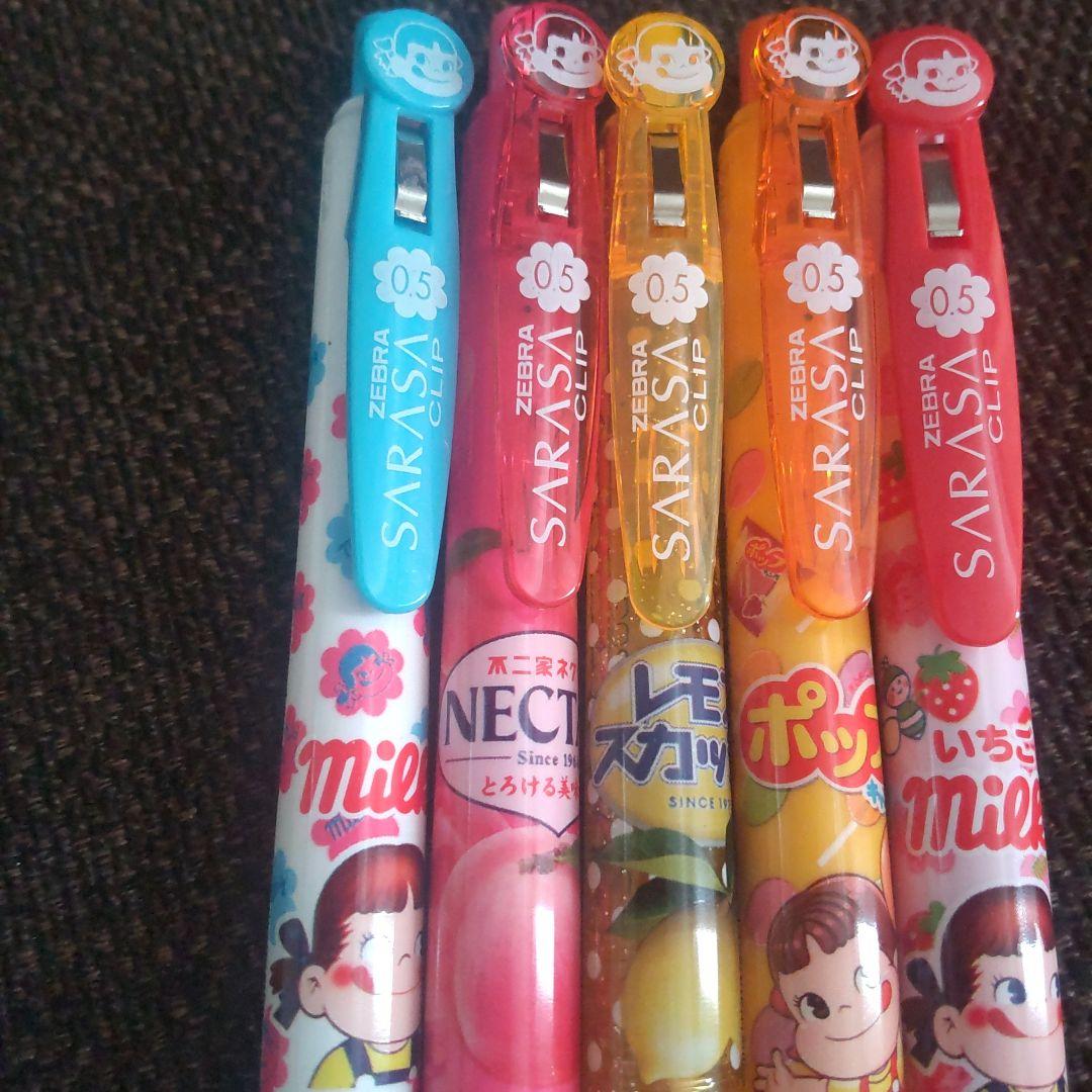ゼブラ サラサクリップ 香りつき 不二家 ペコちゃんセット
