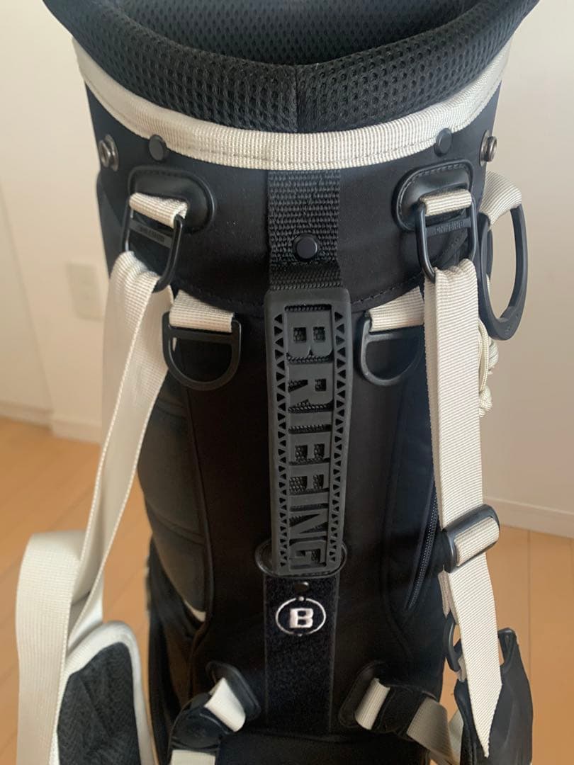 BRIEFING キャディバッグ CR-4 #2 ブラック/ホワイト