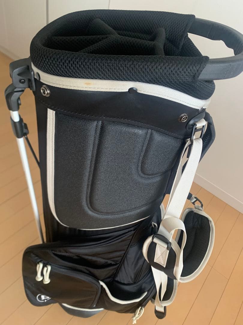 BRIEFING キャディバッグ CR-4 #2 ブラック/ホワイト