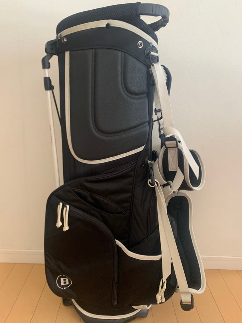 BRIEFING キャディバッグ CR-4 #2 ブラック/ホワイト