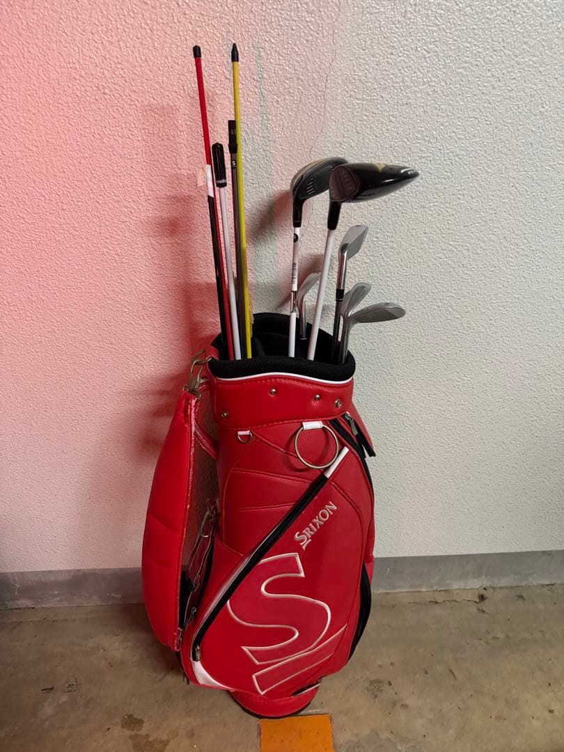 ゴルフクラブ5本＋SRIXONキャディバッグ｜PING,cobra,HONMA