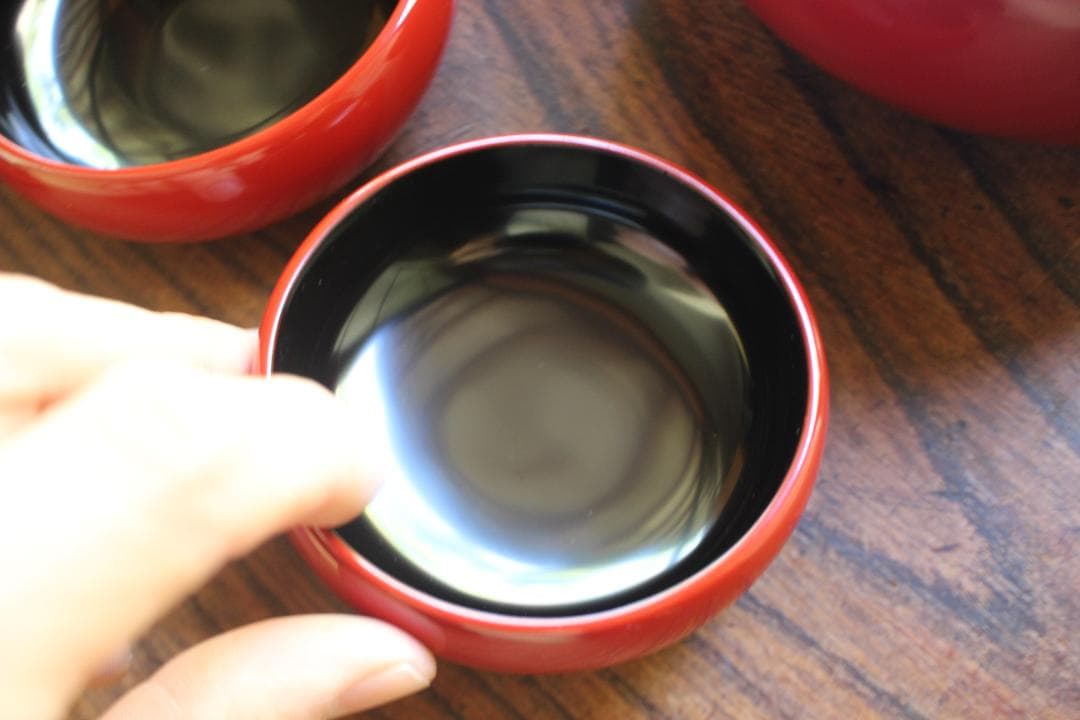 時代逸品！極上塗分け漆の美しい応量器＆蓋揃いセット（検輪島塗器七つ椀懐石椀