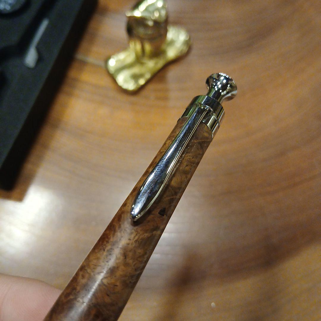 こぶた工房シャーペン花梨瘤杢0.5mm