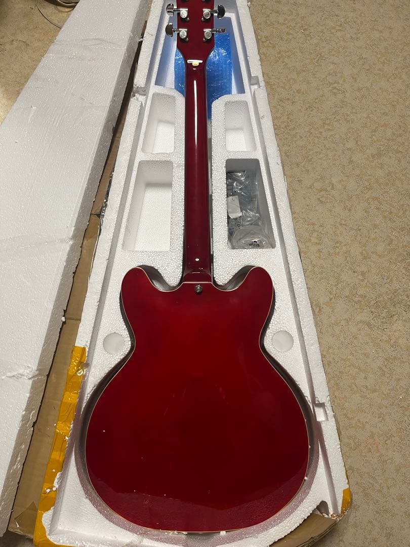 ギター GROTE Jazz Electric Guitar (Red)