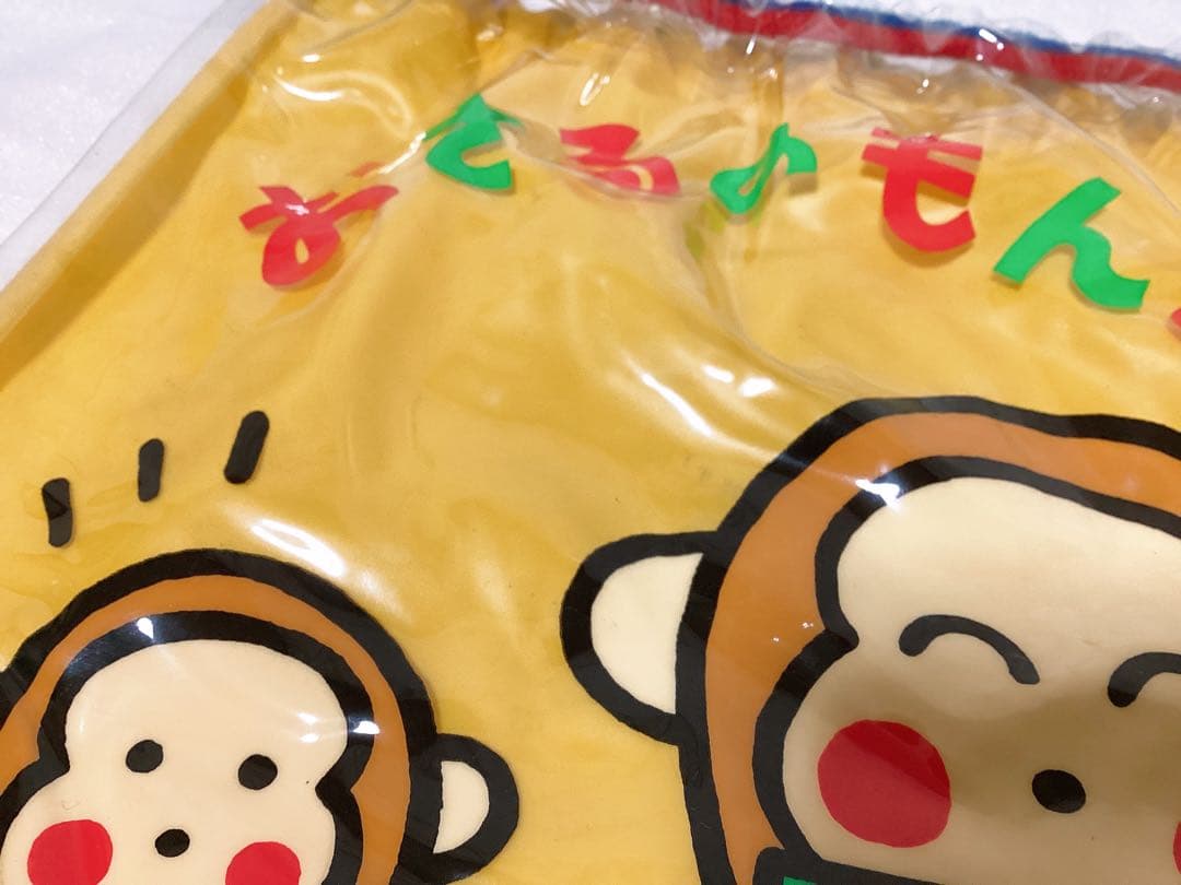 昭和レトロ ❤︎サンリオ おさるのもんきち❤︎ビニールバッグ&巾着袋2枚 3枚セット