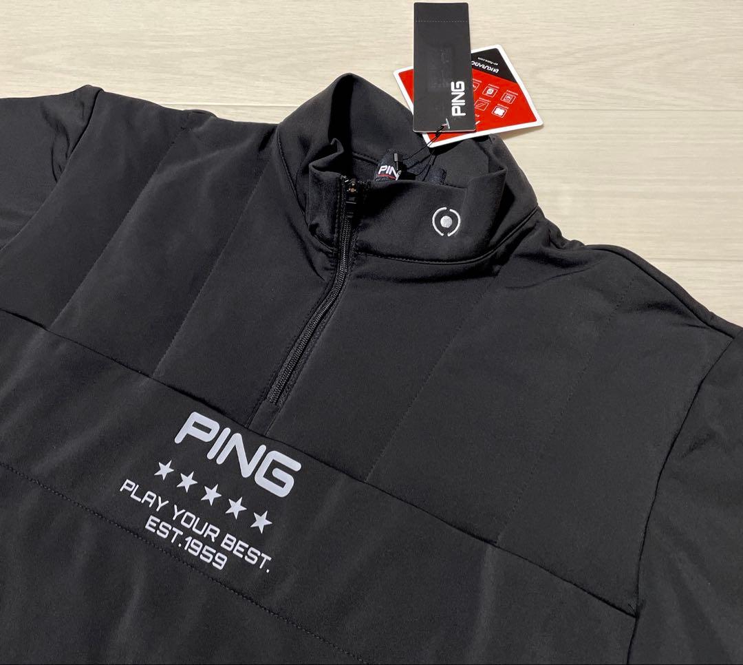 PING ゴルフ 24FWエアーフレイク ハイネック 中綿 冬 ジャケット ピン