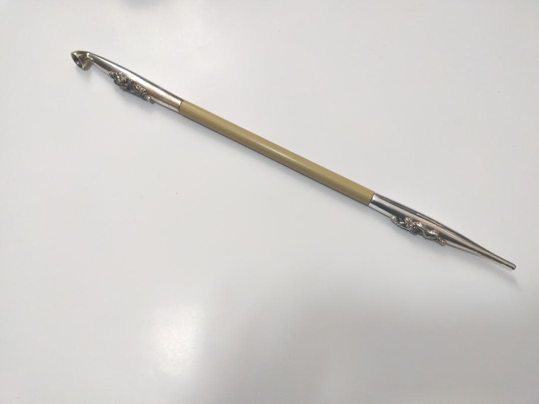 仕込み煙管 キセル 金属製 小道具 レプリカ 武器 助け人走る 必殺仕事人