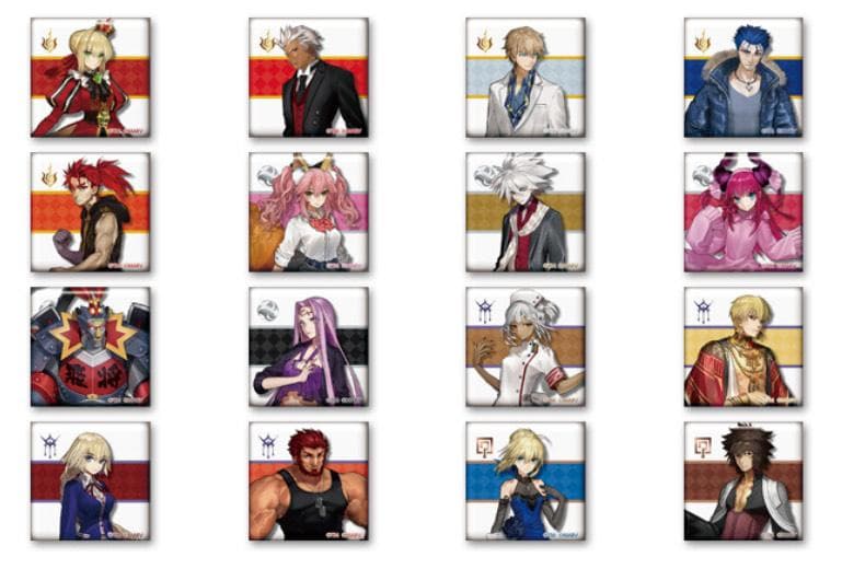Fate/EXTELLAトレーディングスクエア缶バッジ　バラ65個　未開封品