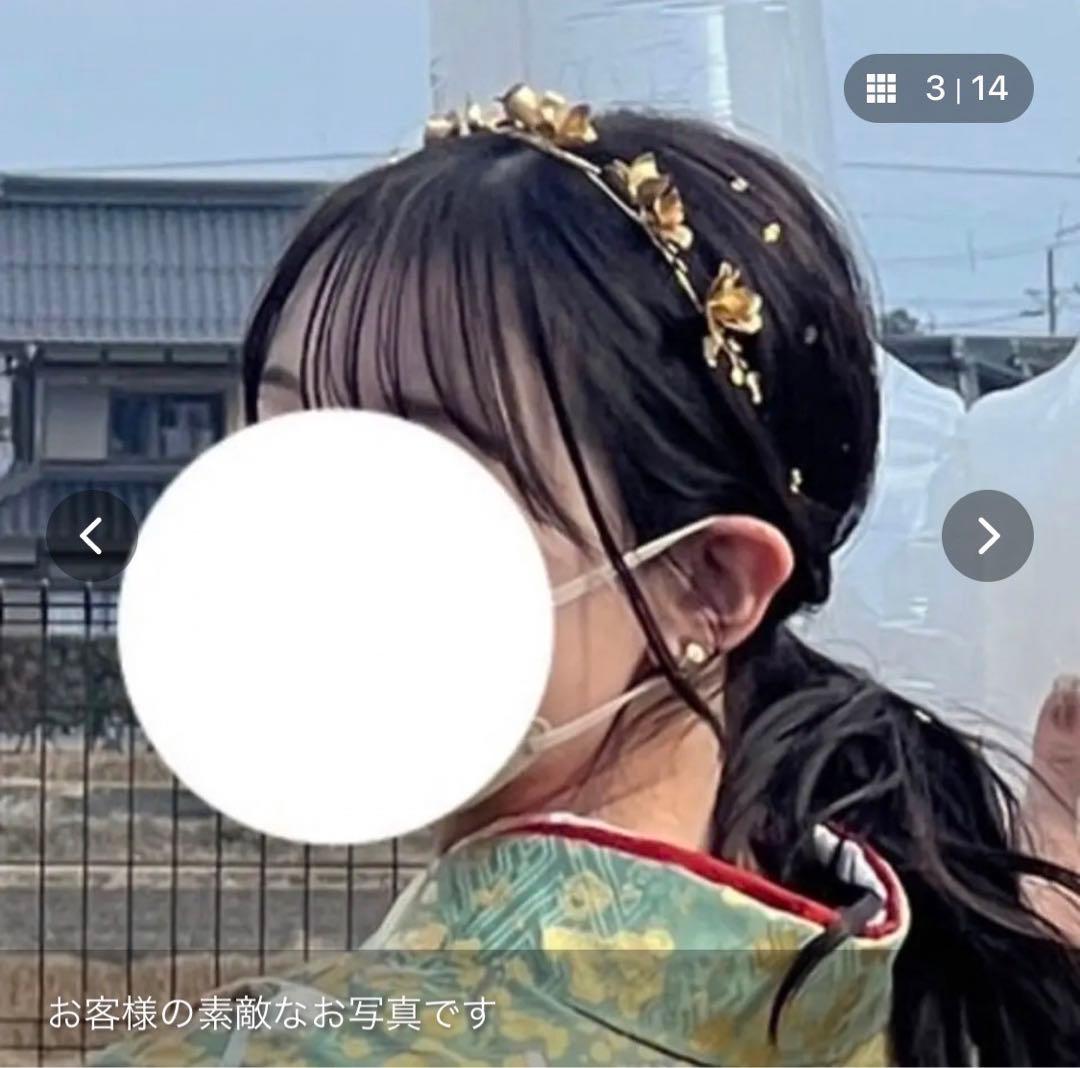 髪飾り　ハンドメイド　新品未使用　カチューシャ