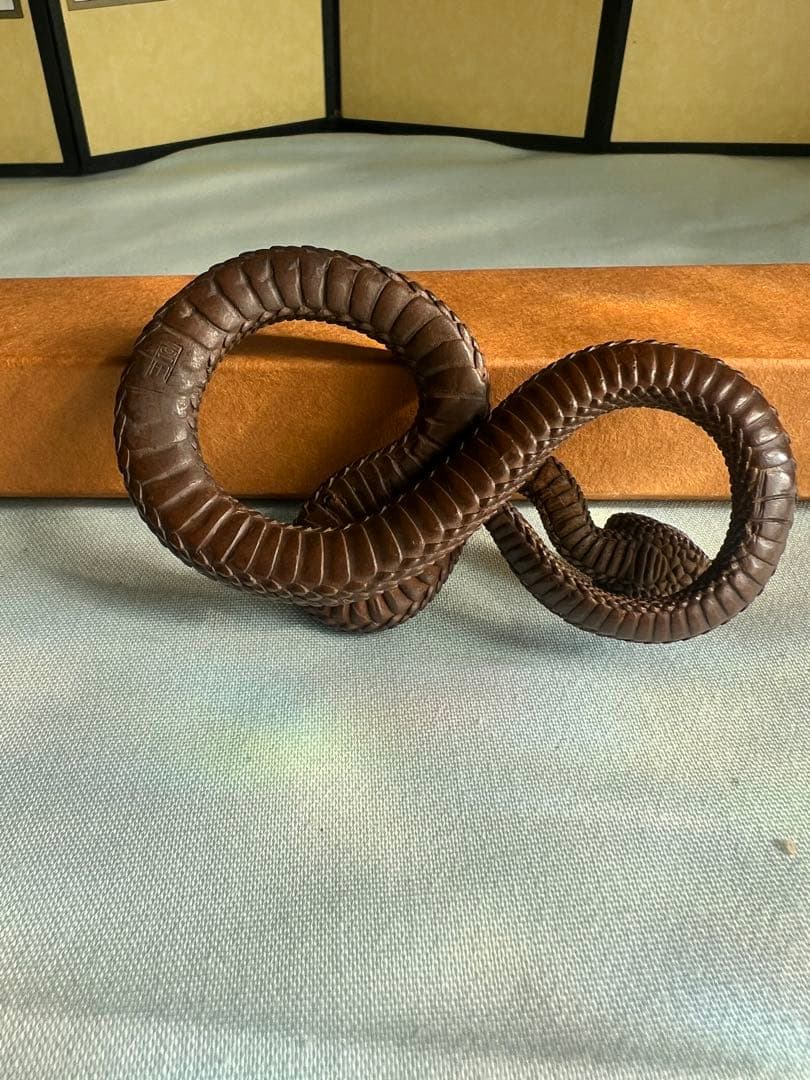 銅製 蛇 置物 107.5g