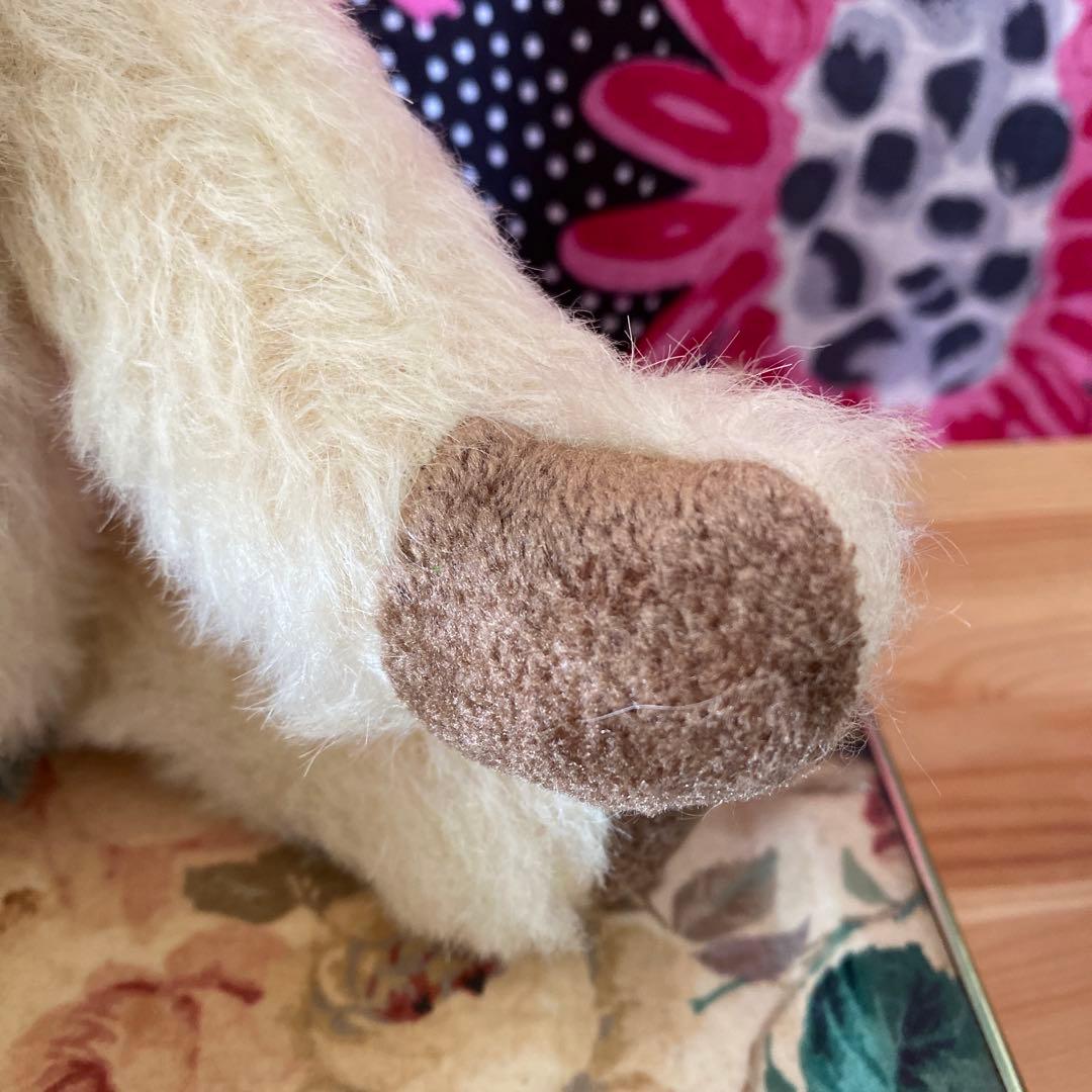 ドイツ製　テディベア　アイボリー