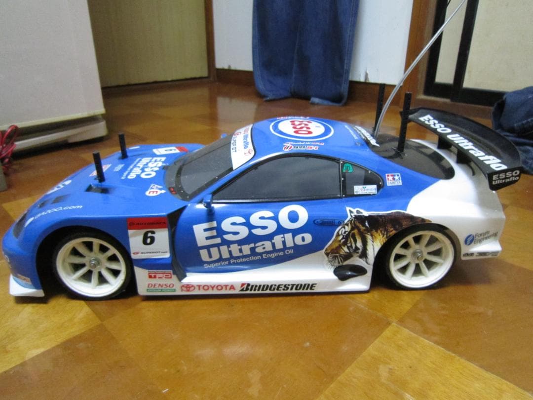動作確認済み 1/10 エッソ ウルトラフロー JZA 80 スープラ TT01
