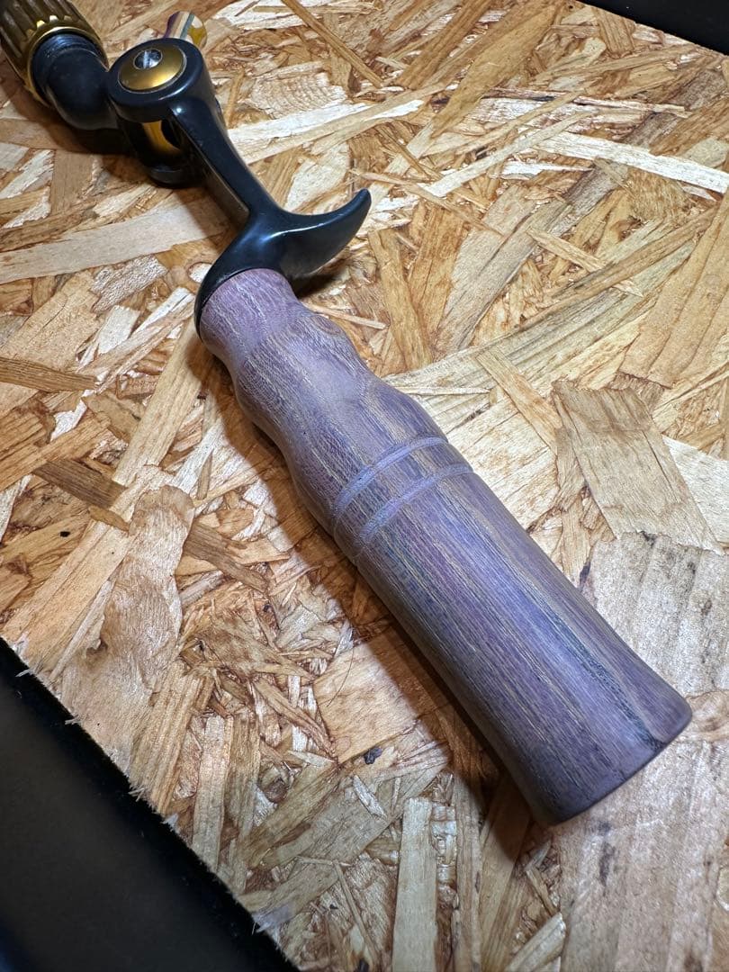 スタビライズドウッド　ハンドメイドグリップ　ブライトリバー アイスポッド